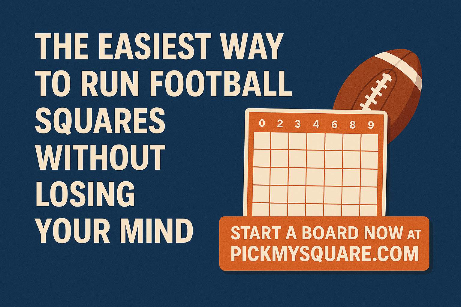 The Easiest Way to Run Football Squares Without Losing Your Mind
